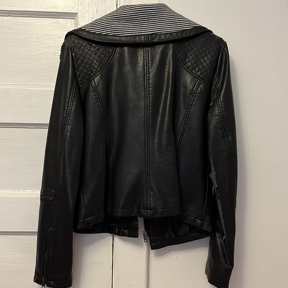 BLACK RIVET Leather Jacket - Picture 2 of 2
